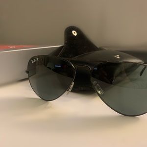Ray ban total black aviators